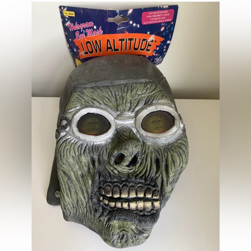Vintage 1995 Rubies Costume Hologram Eye Mask Low Altitude